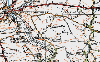 Old map of Good Hook in 1922