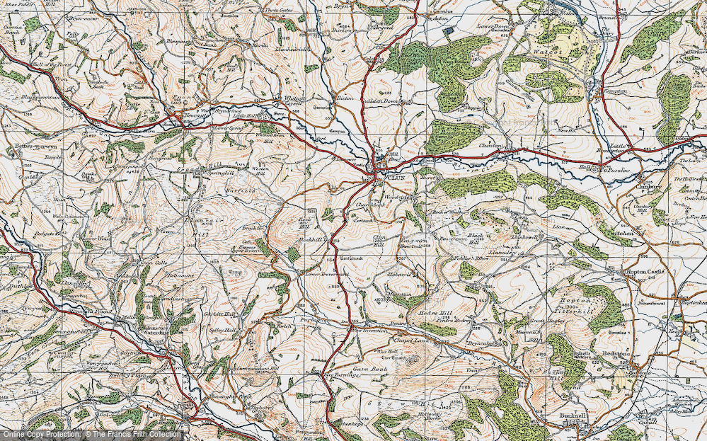 Old Maps of Clun Castle, Shropshire - Francis Frith