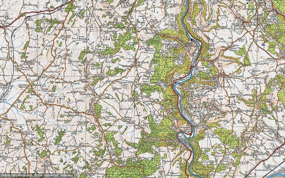 Old Map of Cicelyford, 1919 in 1919