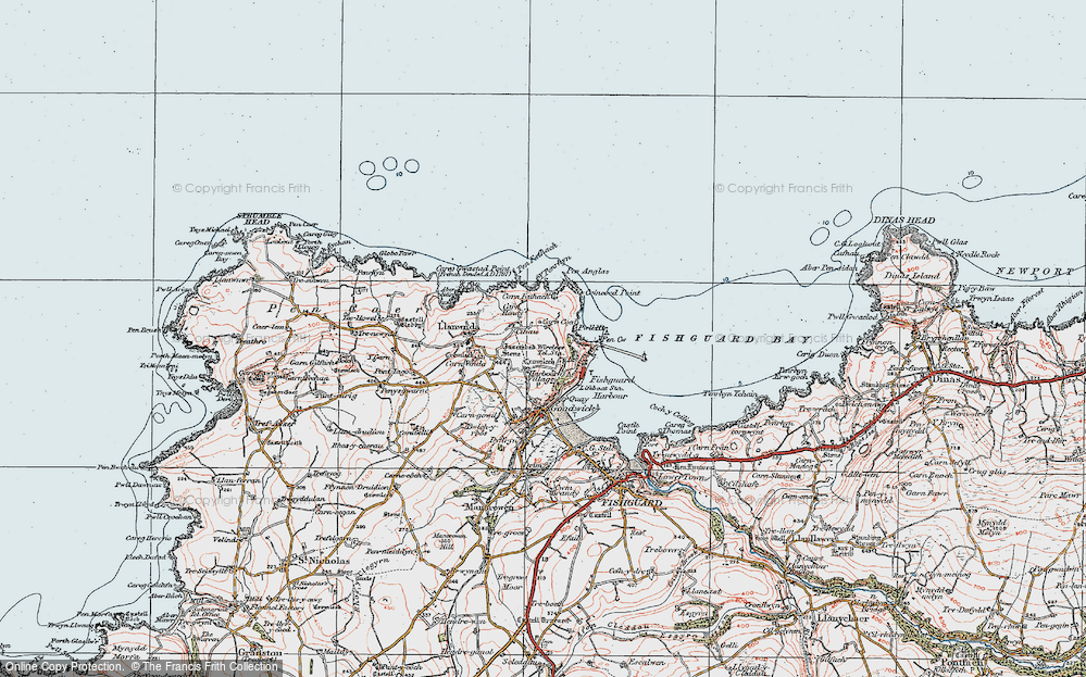 Old Map of Cilau, 1923 in 1923