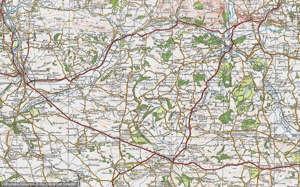 Old Map of City, 1922 in 1922