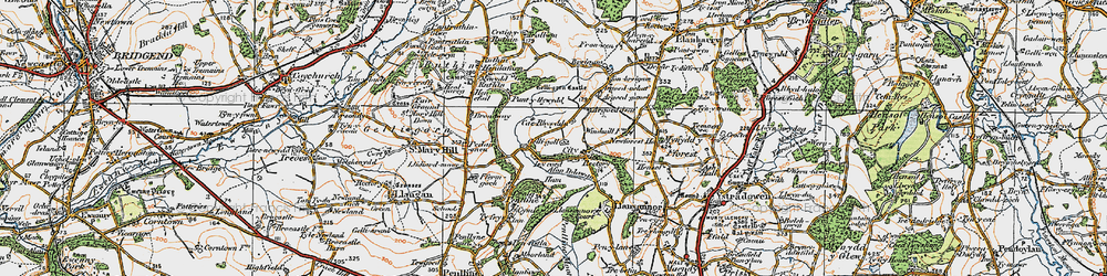 Old map of City in 1922