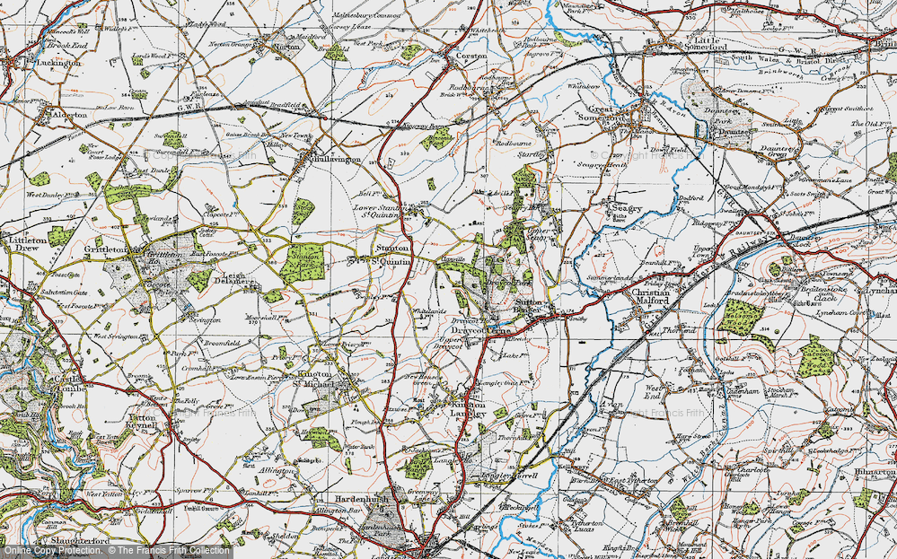 Old Map of Clanville, 1919 in 1919