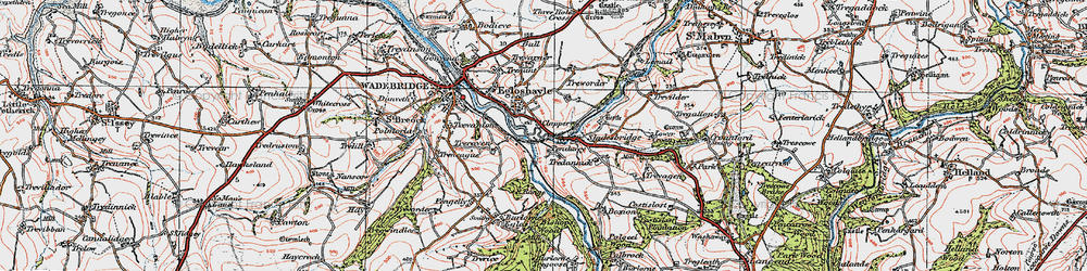 Old map of Clapper in 1919