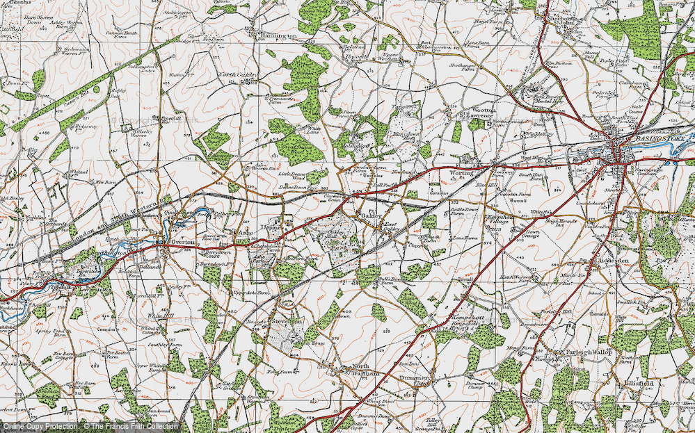 Old Map of Clarken Green, 1919 in 1919