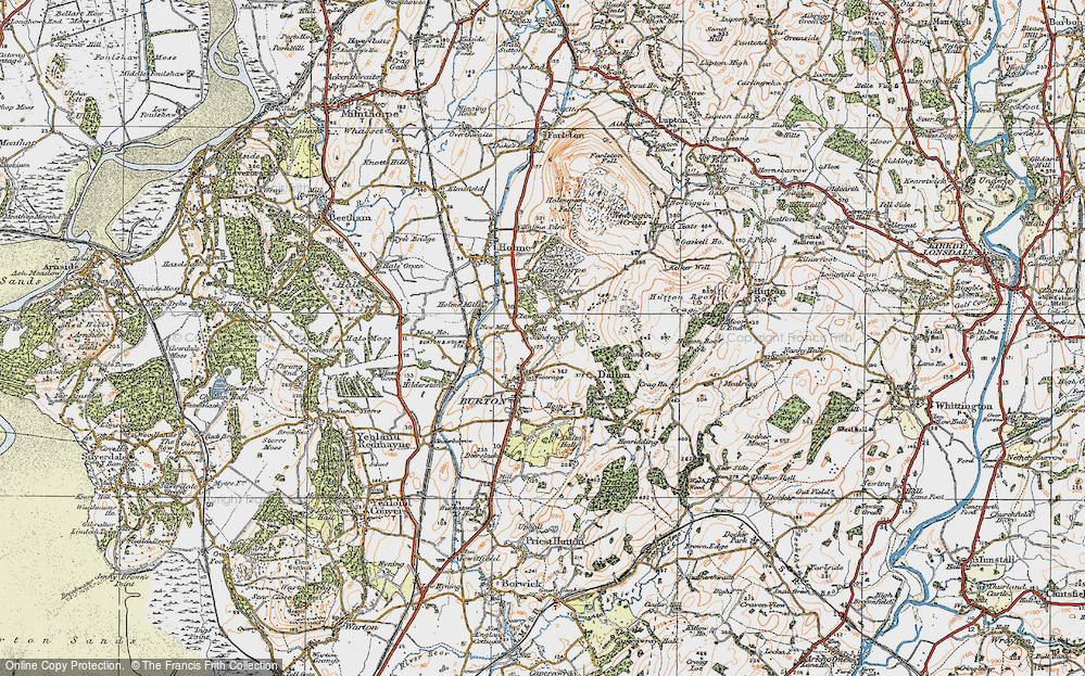 Old Map of Clawthorpe, 1925 in 1925