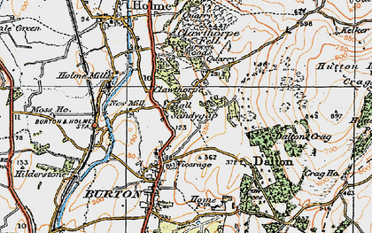 Old map of Clawthorpe in 1925
