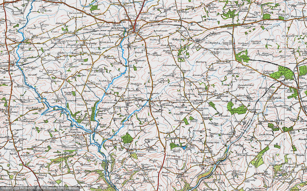 Old Maps of Clawton, Devon - Francis Frith