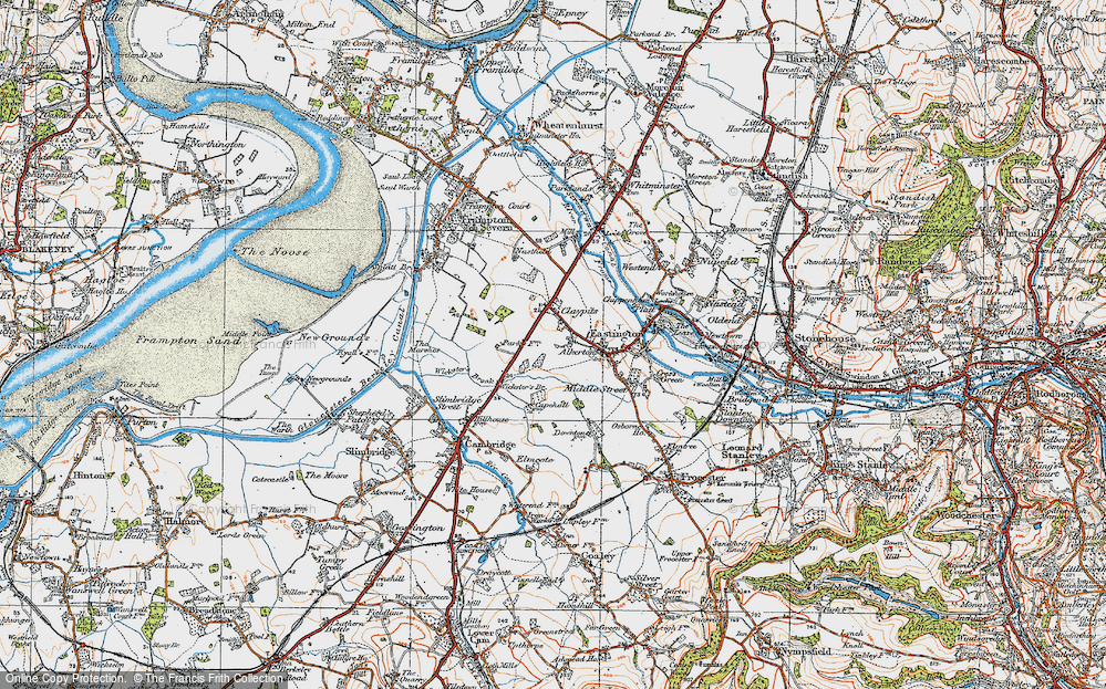 Old Map of Claypits, 1919 in 1919