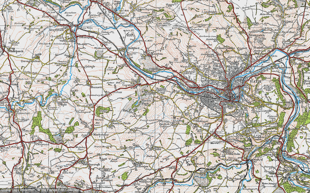 Old Map of Clays End, 1919 in 1919