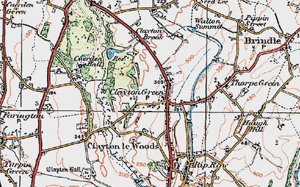 Old map of Bury Fm in 1924