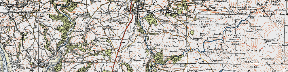 Old map of Clearbrook in 1919