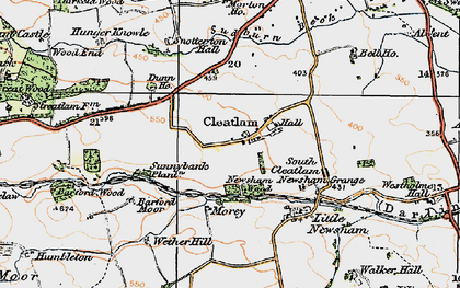 Old map of Cleatlam in 1925