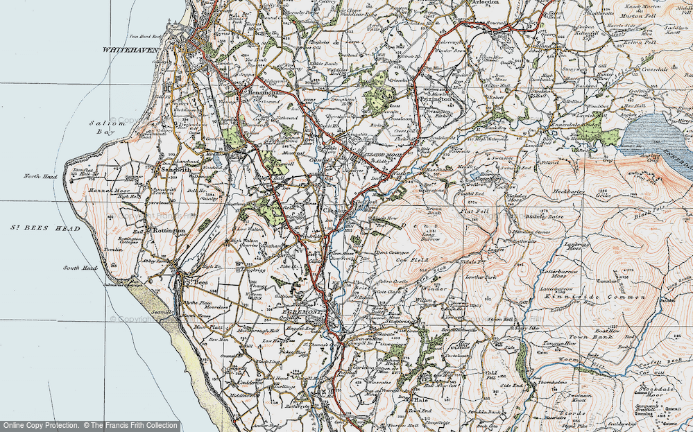 Old Map of Cleator, 1925 in 1925