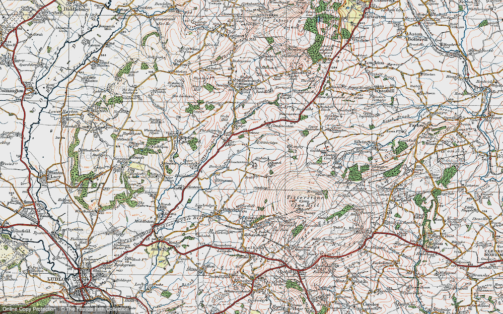 Old Map of Cleestanton, 1921 in 1921
