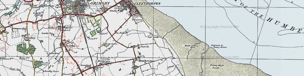 Old map of Cleethorpes Zoo in 1923