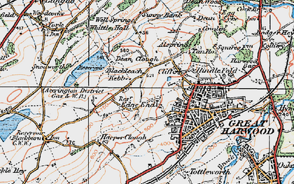 Old map of Bowley Hill in 1924