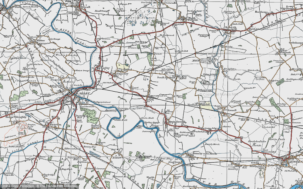 Old Map of Cliffe, 1924 in 1924
