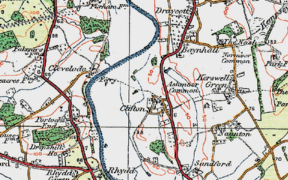 Old map of Clevelode in 1920