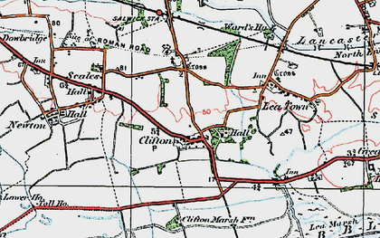 Old map of Clifton in 1924
