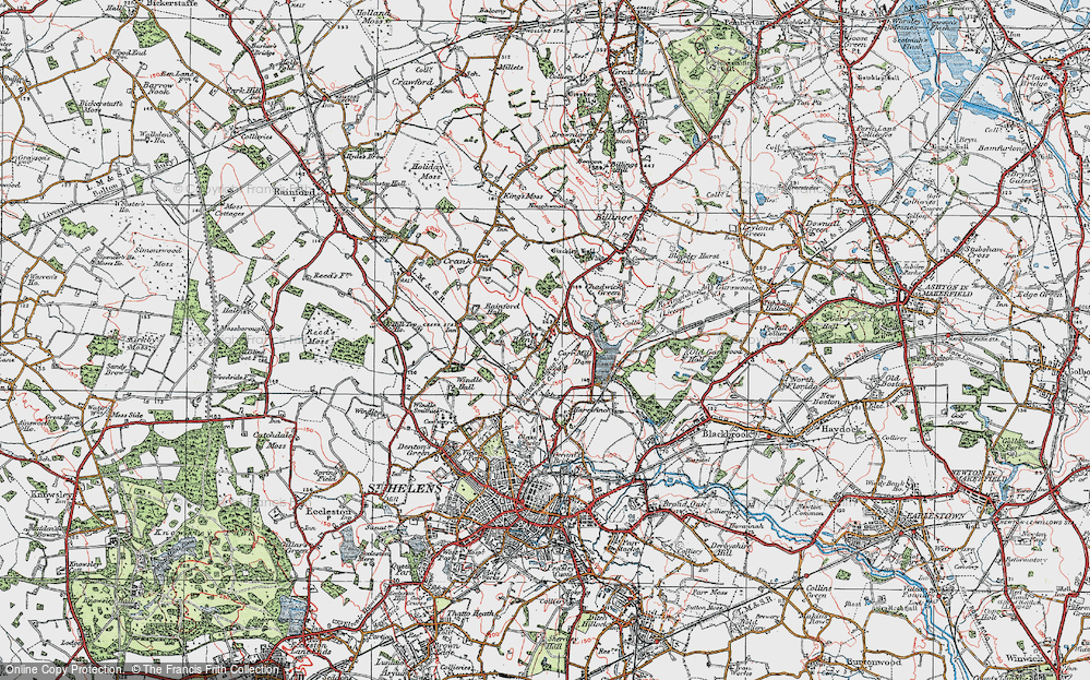 Old Map of Clinkham Wood, 1924 in 1924