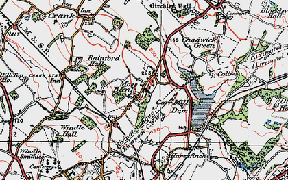 Old map of Clinkham Wood in 1924
