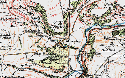 Old map of Clints in 1925