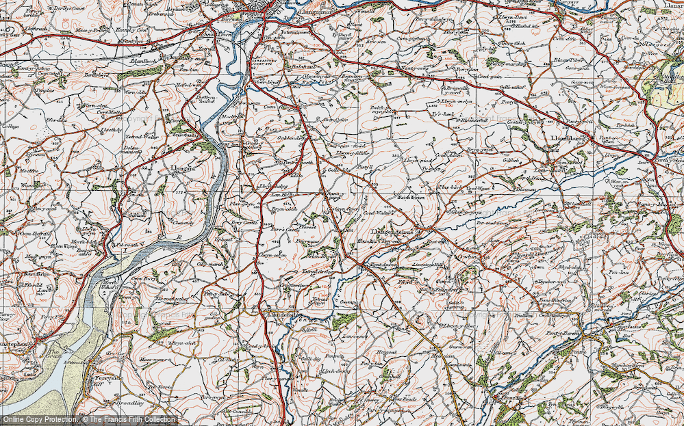 Old Map of Cloigyn, 1923 in 1923