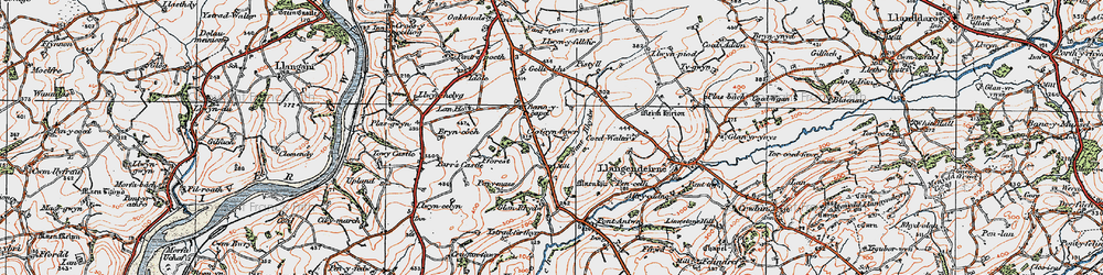 Old map of Cloigyn in 1923