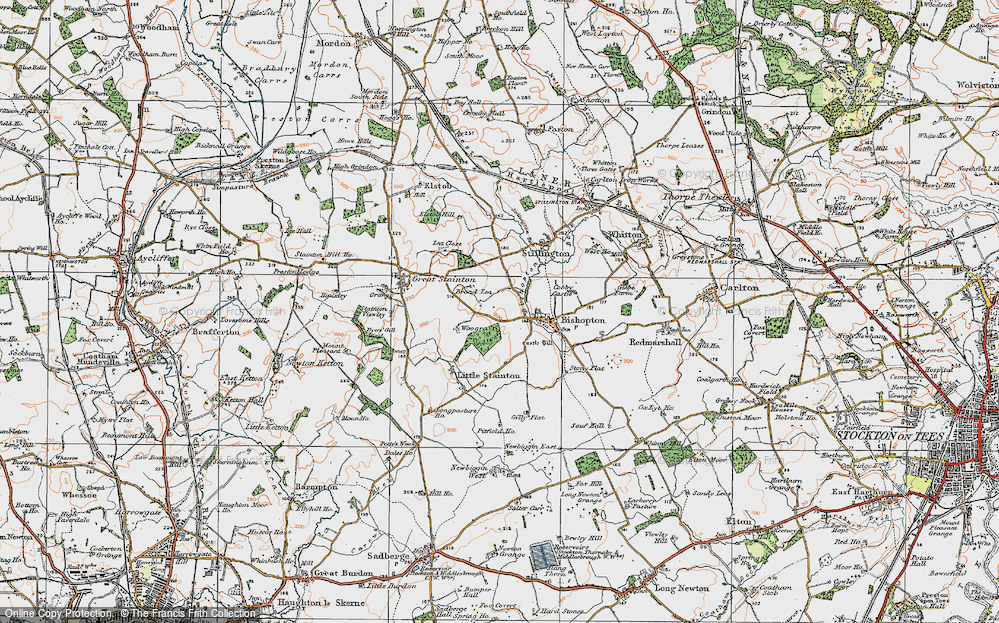 Old Map of Coal Bank, 1925 in 1925