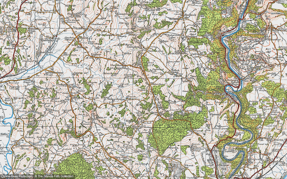 Old Map of Cobbler's Plain, 1919 in 1919