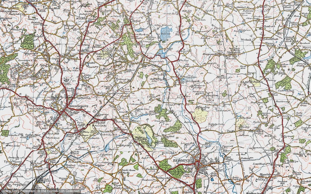Old Map of Cobley Hill, 1919 in 1919