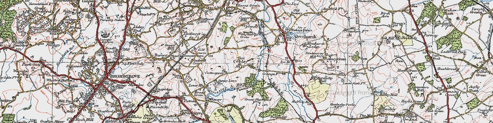 Old map of Cobley Hill in 1919