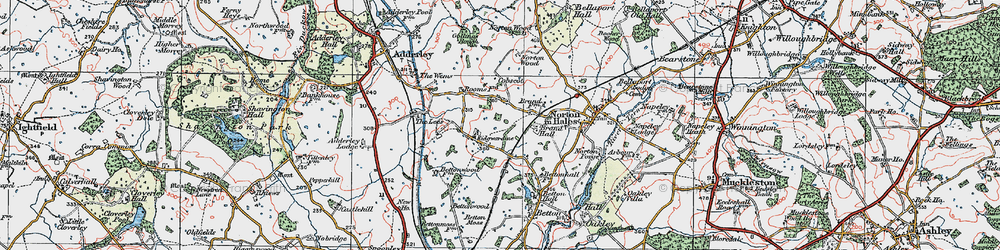 Old map of Cobscot in 1921