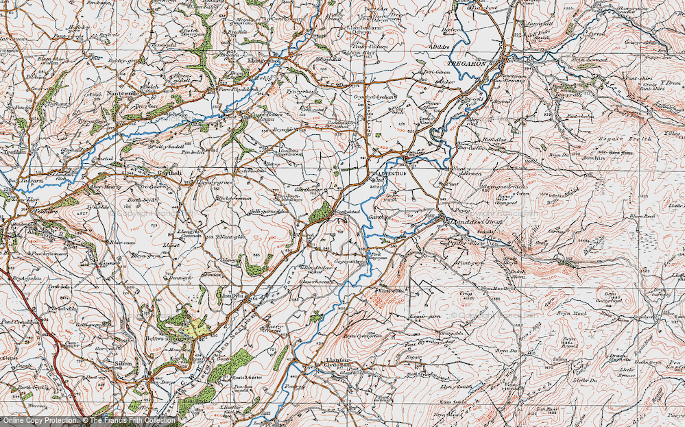 Old Map of Cockshead, 1923 in 1923