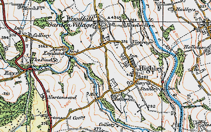 Old map of Cockshutt in 1921