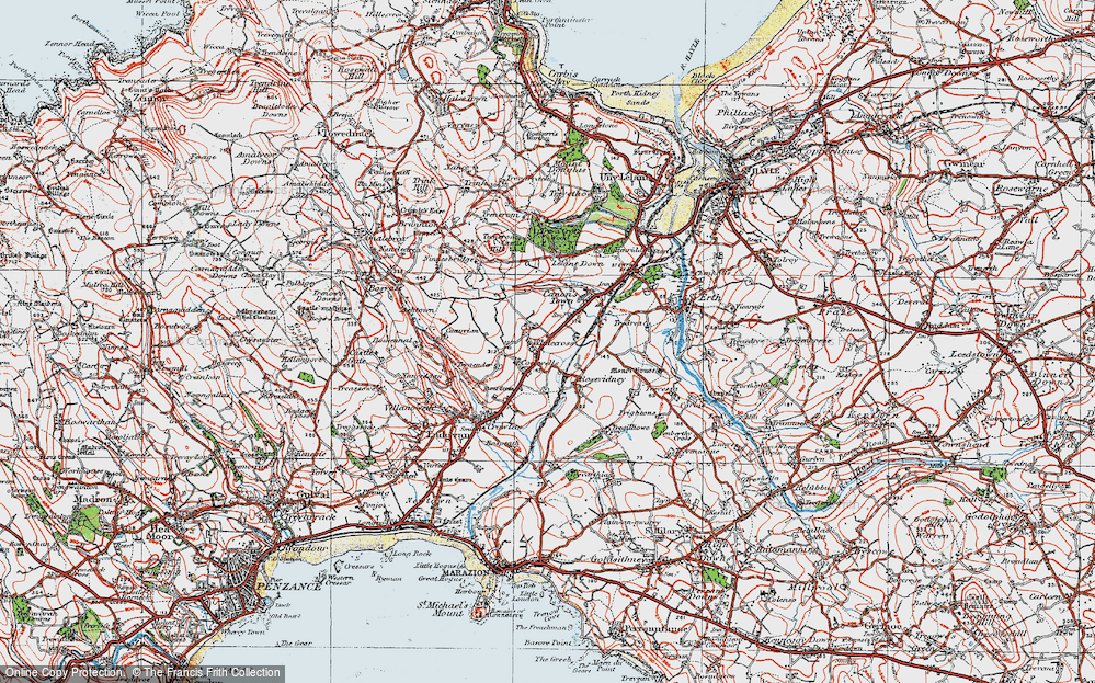 Old Map of Cockwells, 1919 in 1919