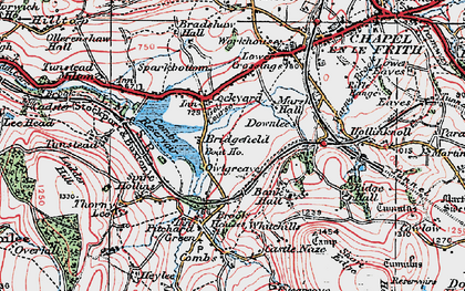 Old map of Bridgefield in 1923