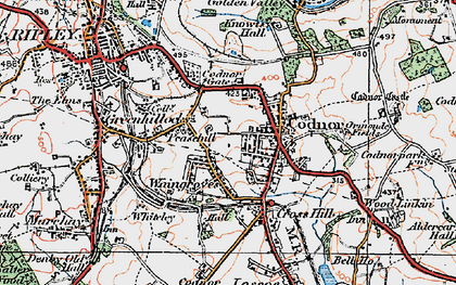 Old map of Codnor in 1921