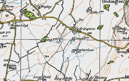 Old map of Codrington in 1919