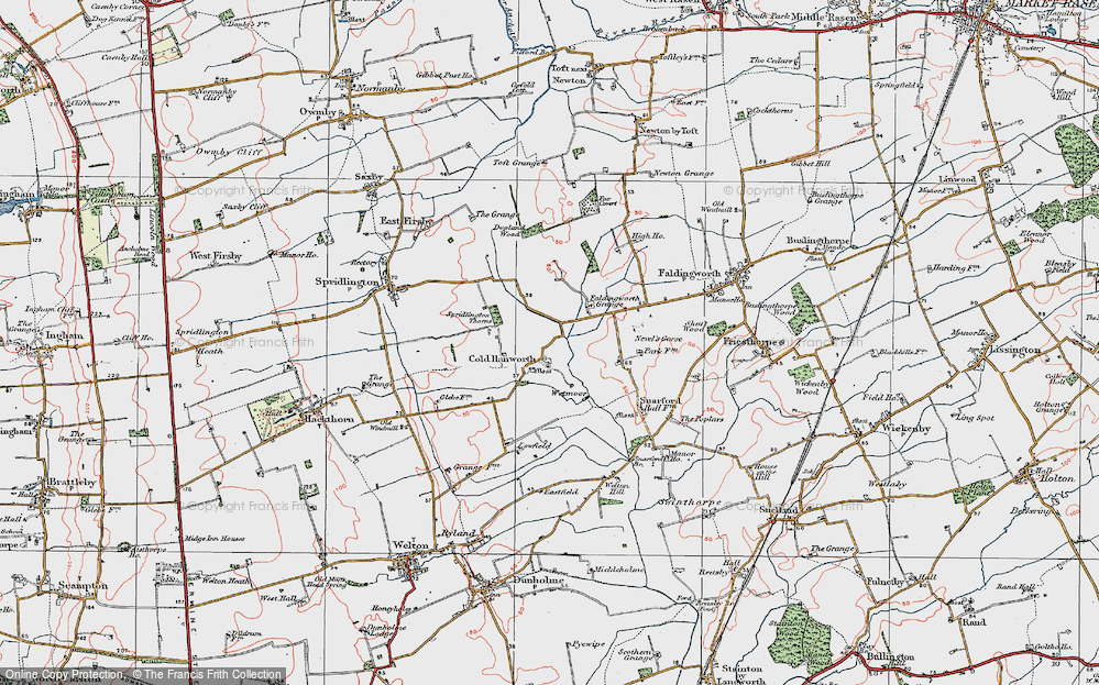 Old Maps of Cold Hanworth, Lincolnshire - Francis Frith