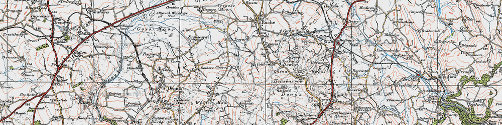 Old map of Coldvreath in 1919