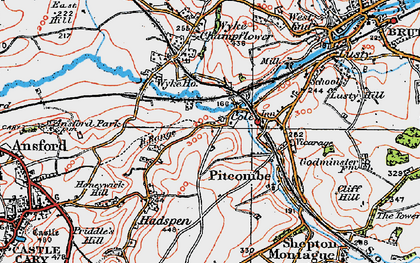 Old map of Cole in 1919