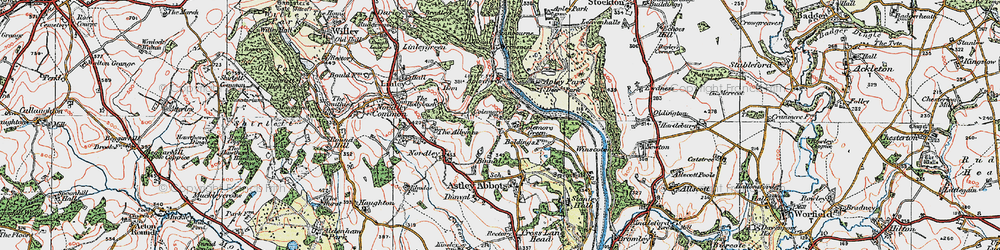 Old map of Colemore Green in 1921
