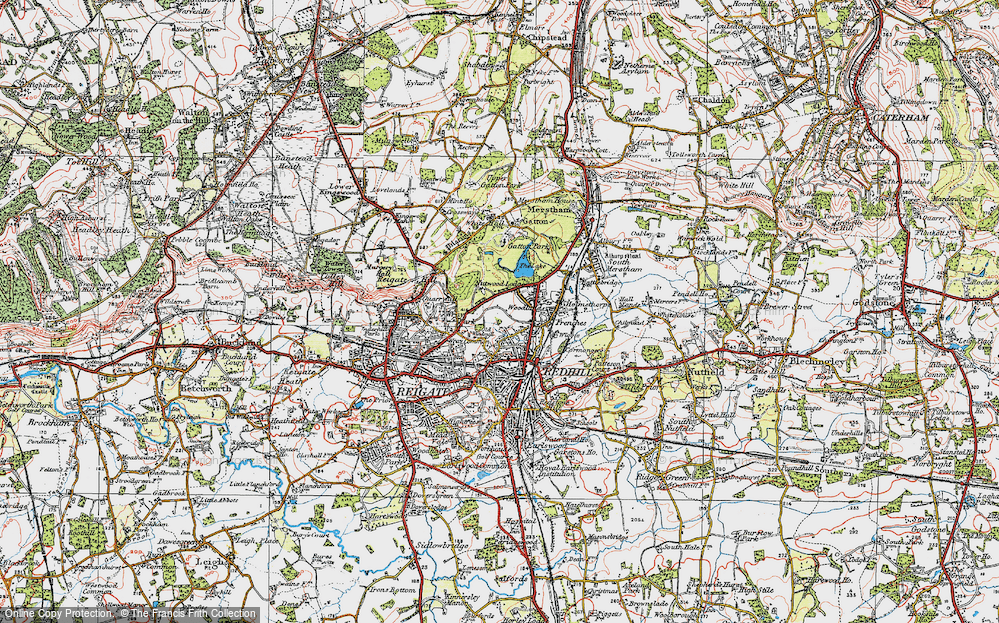 Old Map of Coles Meads, 1920 in 1920