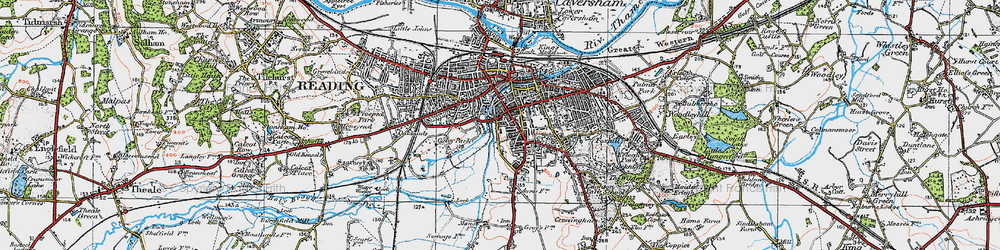 Old map of Coley in 1919