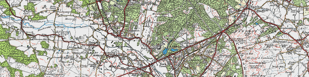 Old map of Royal Military Academy in 1919
