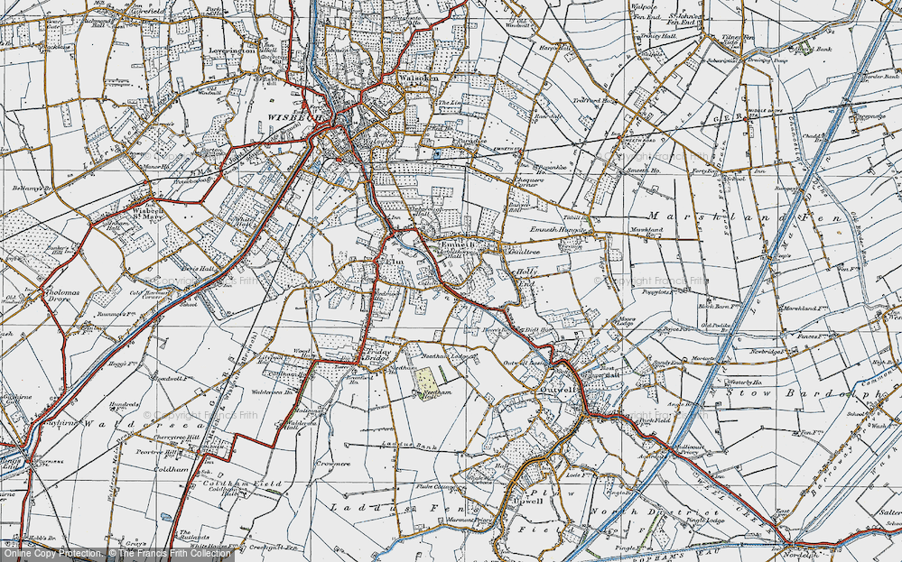 Old Map of Collett's Br, 1922 in 1922
