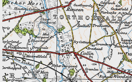 Old map of Barton's House in 1925