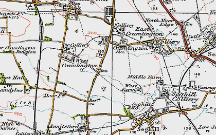 Old map of Collingwood in 1925